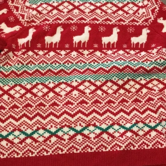 Jolly Sweaters Llama in Scarf and Santa Hat Ugly Christmas Sweater size XXL - Picture 15 of 17